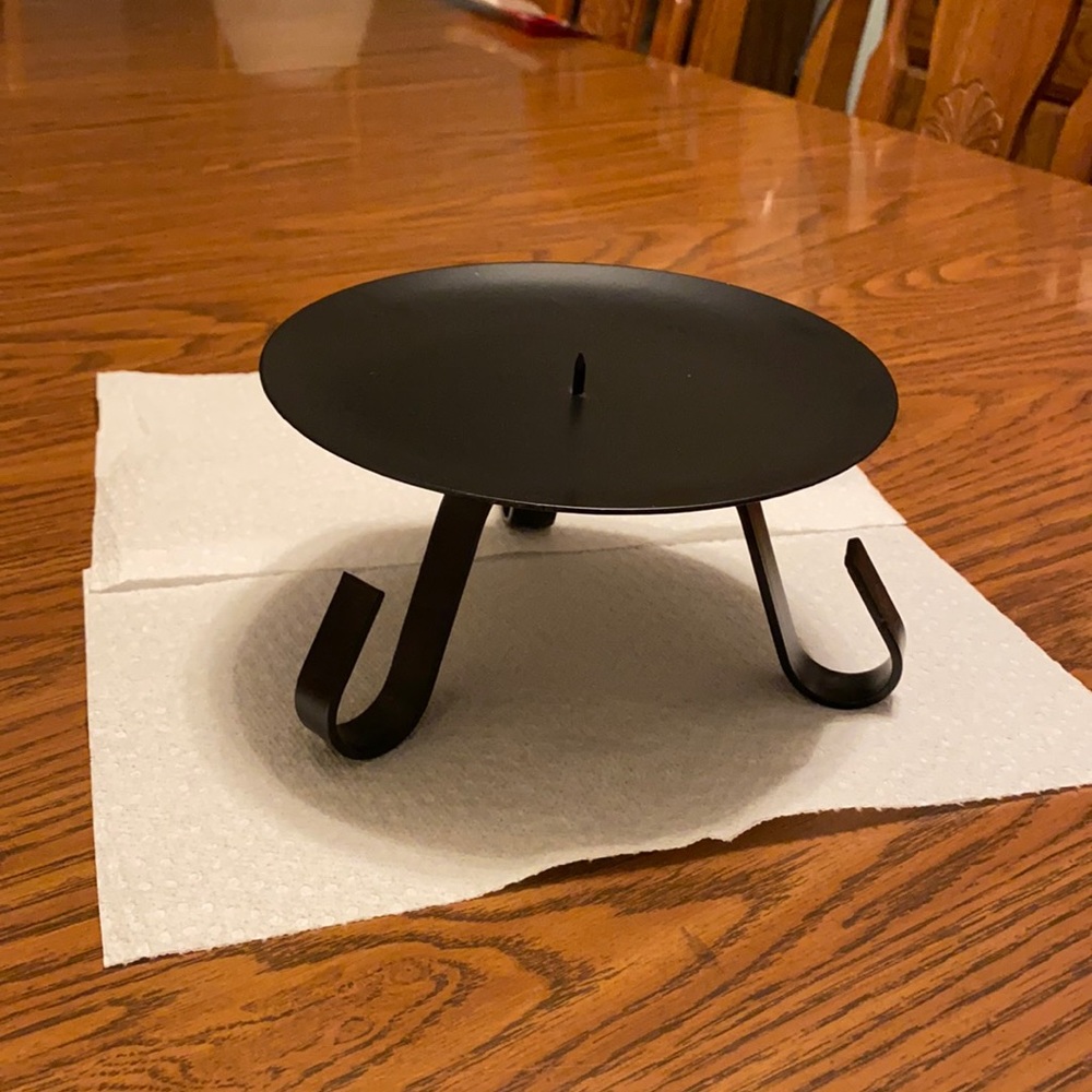 Metal Candle Holder for Wide Multiple Wick Candles